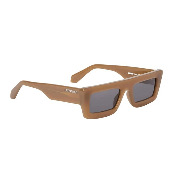 Off-White Ontario OERI136F24PLA0017407 Sunglasses Brown Acetate Rectangle main image 2